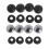 Car License Plate Bolts with Plastic Caps 8 Pcs 4