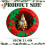 Tapis de Noël rond 3D antidérapant 60 x 60 cm 3