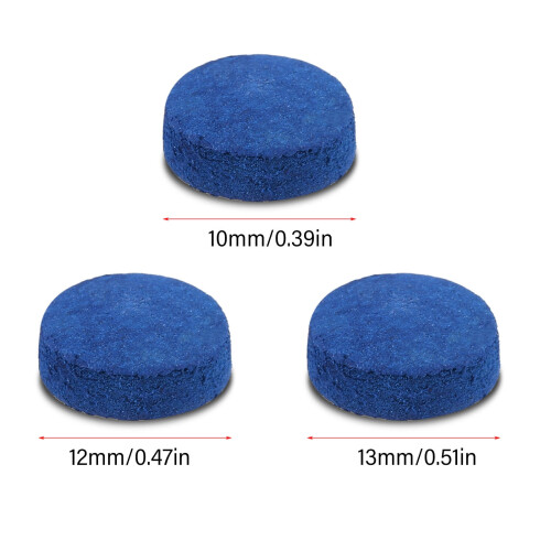 20Pcs Pool Billiard Cue Tips Pool Tips Cue Tips Pool Replacement Tips for Billiard Pool Cue Supplies 2