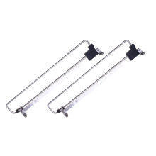 8Pièces Tringle Ajustable Métal ABS Pour Salle De Bain Chambre