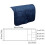 Navy Polyester Hanging Bedside Organizer Bag – 32.5 x 88 3
