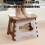 Folding Step Stool Compact Plastic Foldable Step Stool Holds Up to380 lbs,12 inches, 30cm，Anti Slip 4