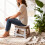 Folding Step Stool Compact Plastic Foldable Step Stool Holds Up to380 lbs,12 inches, 30cm，Anti Slip 5