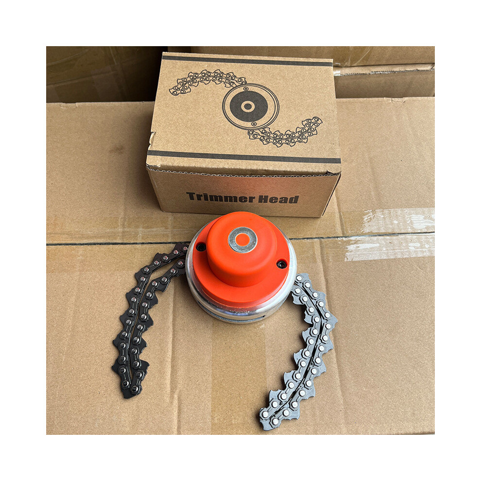 (Orange) Bump Universal Strimmer Feed Line Spool Cutter Petrol Head Trimmer Replacement