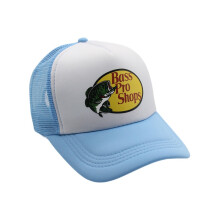 (Blue) Shops Pro Bass Baseball Caps Sun Protection Mesh Adjustable Breathable Outdoor