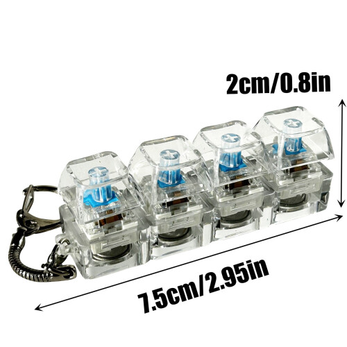 Näppäimistölelu LED-valolla4-in-1 2