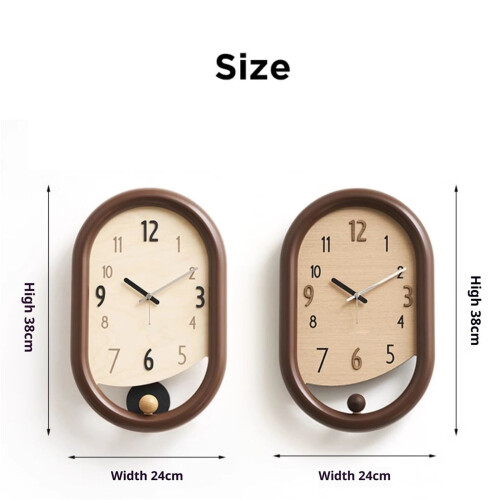 Modern Minimalist Wall Clock Silent Battery Powered Highly Compatible Timepiece 1