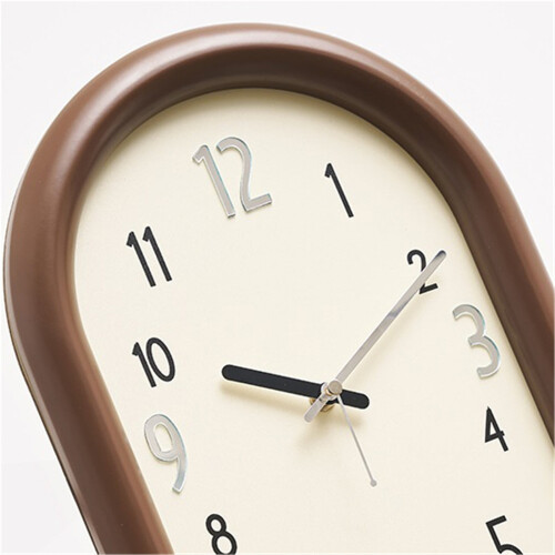 Modern Minimalist Wall Clock Silent Battery Powered Highly Compatible Timepiece 2