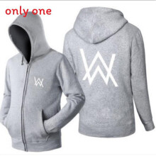 (Gray,3XL)Mens Women Letter Print Luminous Hoodie Jacket Zipper Sweater Sportswear Daily