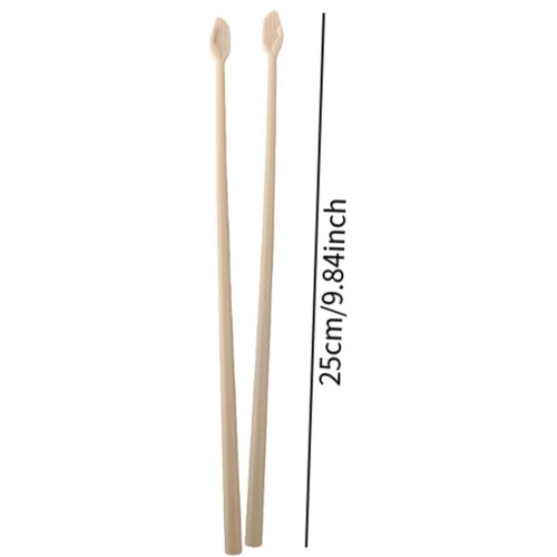Handgeformte, wiederverwendbare Essstäbchen, PP-Kunststoff, 1 Paar 2