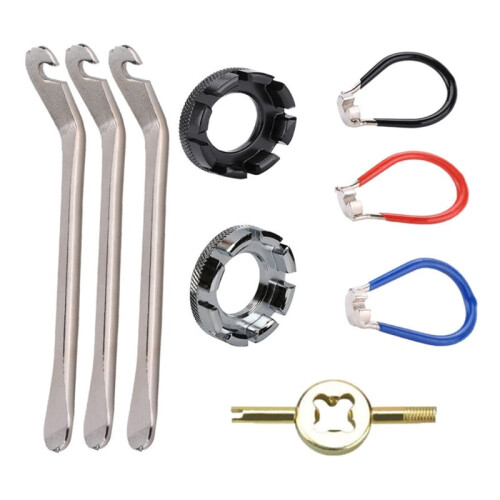 Fahrradspeichenschlüssel-Set, 7- oder 9-teilig
