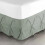 Φούστα με δύο μονά κρεβάτια Sage Green, με πτυχώσεις 14 ιντσών 1