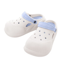 Letvægts, åndbare træsko til damer, unisex hjemmesko til indendørs/udendørs brug, kompatibel med Z01Blue, størrelse 8,5