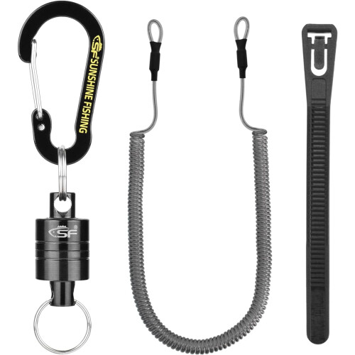Support magnétique pour épuisette de pêche à la mouche – 45 cm