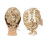 Chignon sintetico riccio e ondulato con ciocche 1