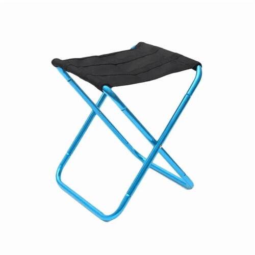 Campingstol i aluminiumslegering, foldbar med bæretaske