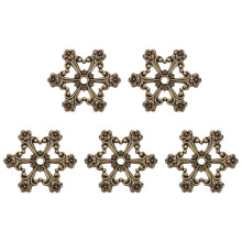 Bobinas de linha de metal antigas para bordado (5 peças)