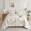 Ensemble housse de couette Queen 3 pièces (1 housse + 2 taies d'oreiller) 1