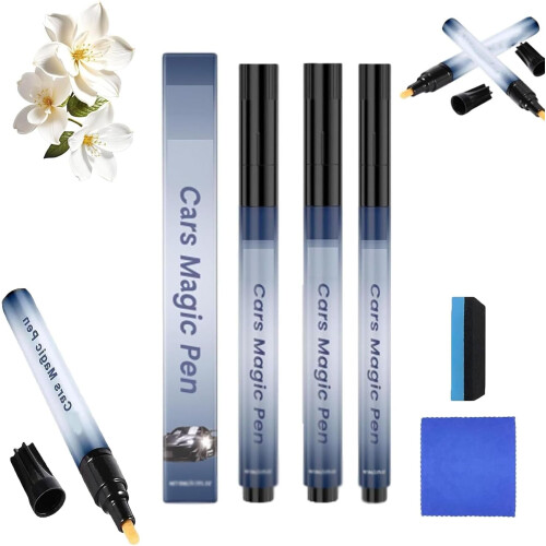 Car Scratch Touch-Up Pen Weatherproof 3pcs