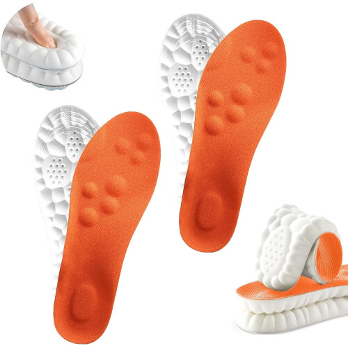 Πάτοι Shoe Cloud 4D – 2 ζευγάρια ένθετα αφρού μνήμης 2026 με υποστήριξη καμάρας,