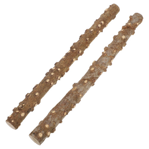 Galho de madeira natural para escalada de répteis (pacote com 2)