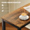 Homcom HOMCOM Bar Table Coffee Table with Adjustable Footpads for Breakfast Dining 6