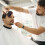Barber Halsborste Mjuka Nylonborstar Trähandtag 3