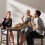 Homcom HOMCOM Bar Table Coffee Table with Adjustable Footpads for Breakfast Dining 9