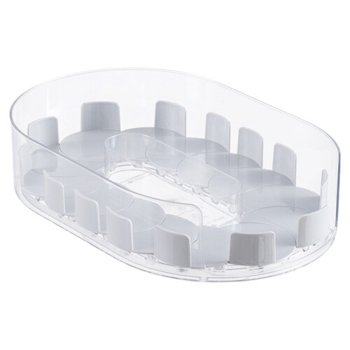 Bandeja giratória de plástico 360 12,9 x 8,46 polegadas 1