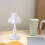 Lampe de table LED rechargeable USB style vintage (1 pièce) 4