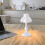 Lampe de table LED rechargeable USB style vintage (1 pièce) 5