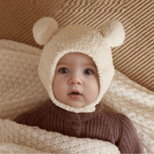 Baby Thermal Earmuff Hat for 3–24 Months