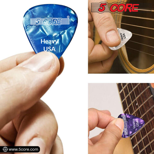 Πένες κιθάρας 12 τεμάχια Πένες Celluloid Heavy Gauge 0.96mm για ακουστική ηλεκτρική κιθάρα 1