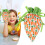 Easter Carrot Drawstring Bags 10 Pack 1