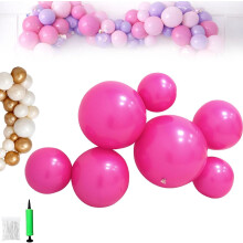 Kit d'arche de guirlande de ballons gonflables en PVC (7 pièces)