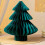 Papierweihnachtsbaum-Waben-Mittelstück grün 1