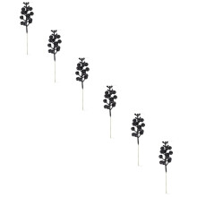 Glitter Berry Stems 11in 10 Pack