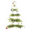 Wall-Mounted Christmas Tree with Decorative Balls 1