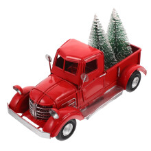 Christmas Red Iron Truck Ornament 21.8 cm