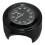 Motorcykelstyrsur med termometer sort aluminium 1