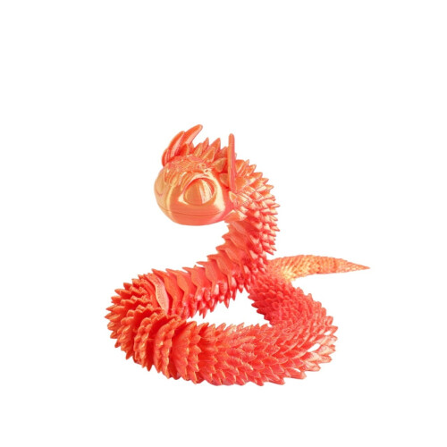 Ormmodell3D-printad rörlig led45 cm