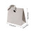 Sac cadeau texturé rouge de qualité supérieure avec poignée 3