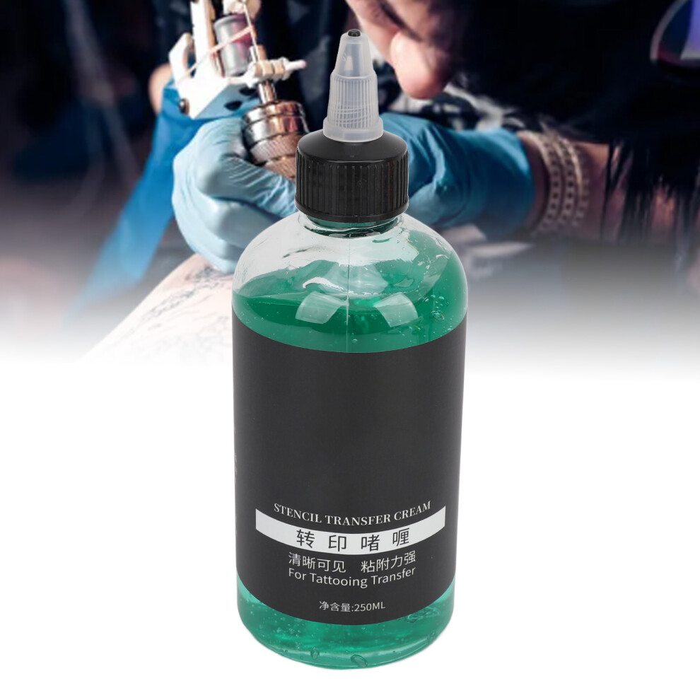 Cream Tattoo Transfer Gel 250Ml Long Lasting Stencil For Artists