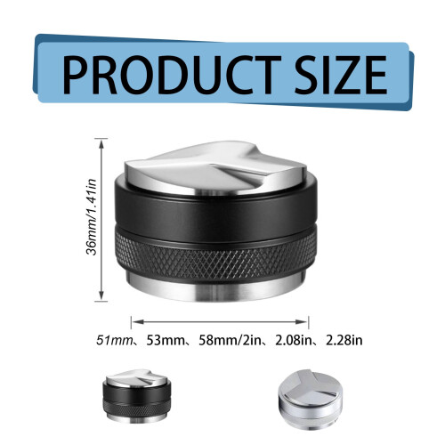 Distribuitor și Tamper de Cafea 51/53/58 mm 2