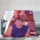 Ultrazachte microfleece deken, 102 x 76 cm, zwart 3
