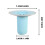 Universal odor-proof floor drain core for bathroom shower 5