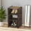 AuroraX 4-Tier Adjustable Shoe Rack, Black 1