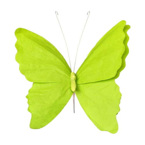 Ghirlandă cu flori fluture verde deschis