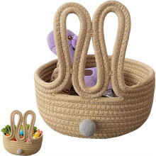 Rabbit Storage Basket Cotton Rope 20cm
