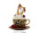 Hjerteformet akryl tekopp ornament, Valentinsdagsgave 3